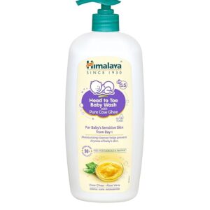 himalaya head to toe baby wash with pure cow ghee