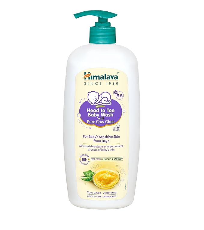 Himalaya Head to Toe Baby Wash with Pure Cow Ghee (400 ML)