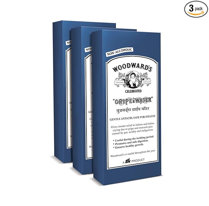 Woodwards Gripe Water 200 ml (Pack of 3) Royal Blue